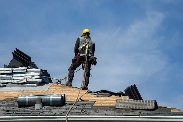 Professional Roofing technician working in Muir, PA